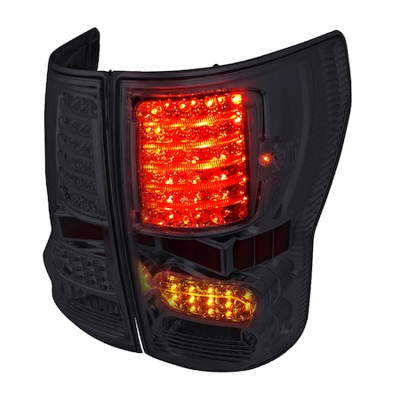 Spec-D Tuning 07-12 Toyota Tundra LED Tail Light Smoked Lens LT-TUN07GLED-JP
